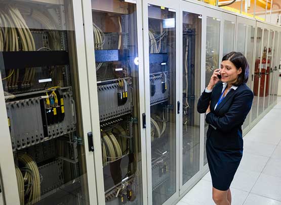 IT Professional in Server Room